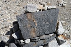 52 In Memory Of Joe And Anne Smalley 2003 Memorial At Hill Next To Mount Everest North Face Base Camp